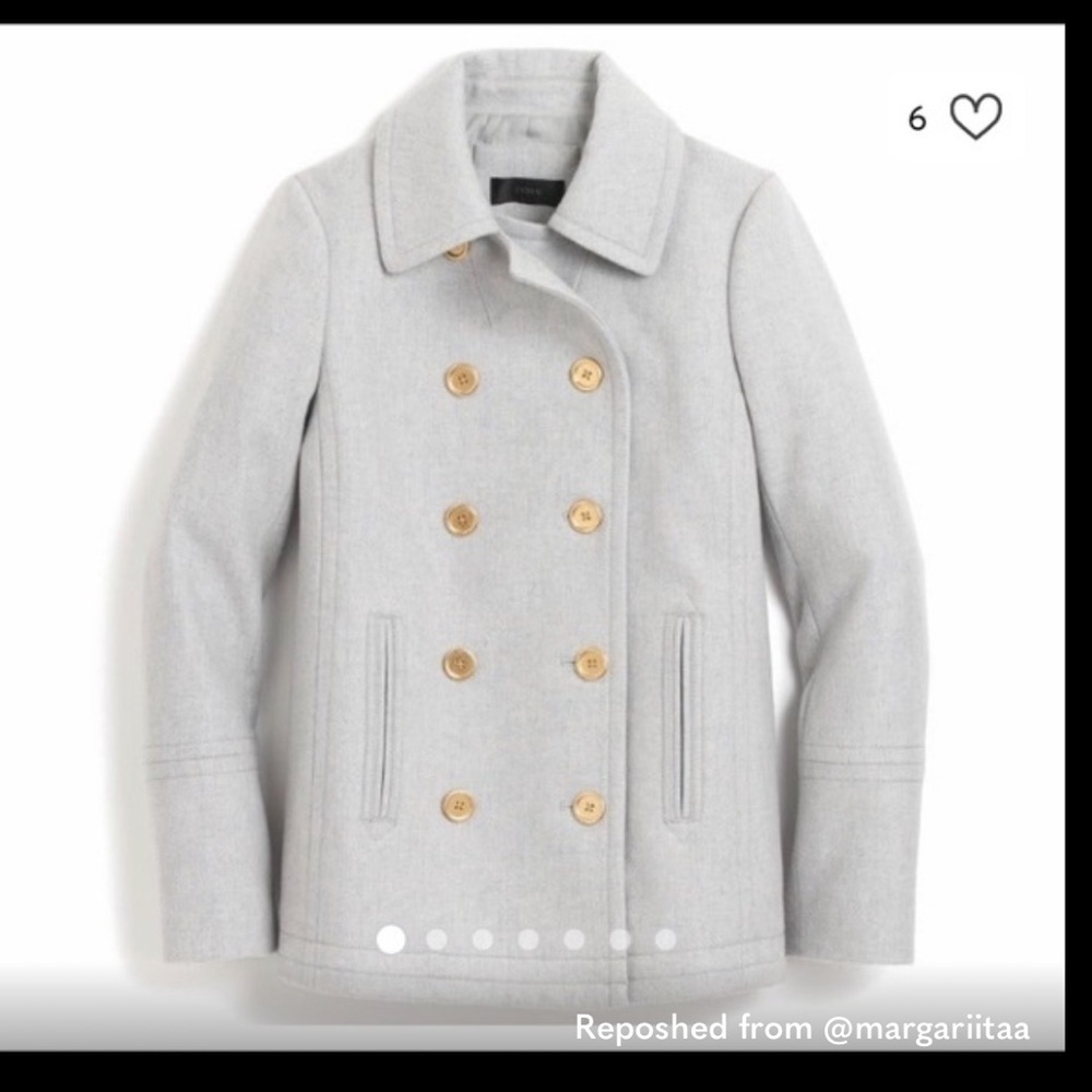 J. Crew Andover Cashmere Wool Coat NWOT